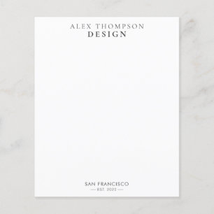 Minimalist Modern Professional Business Stationery