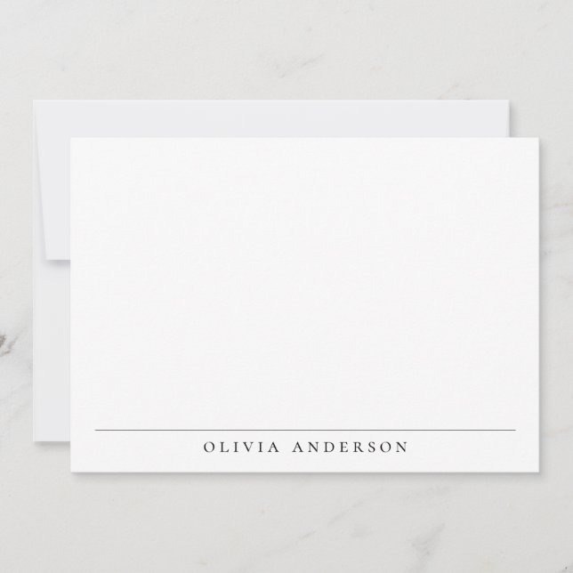 Minimalist Modern Professional Monogram Card (Front)
