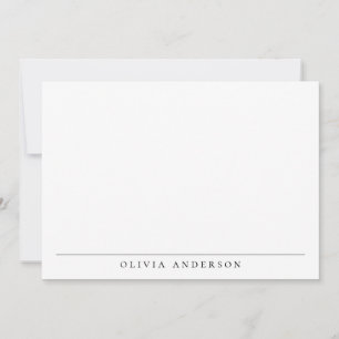 Minimalist Modern Professional Monogram Card