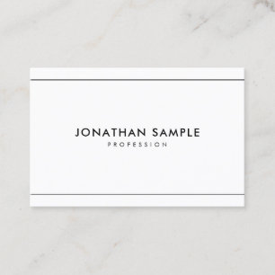 Minimalist Modern Professional Simple Template Business Card