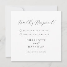 Minimalist Modern RSVP