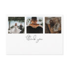 Minimalist Modern Script Photo Simple Wedding Tha