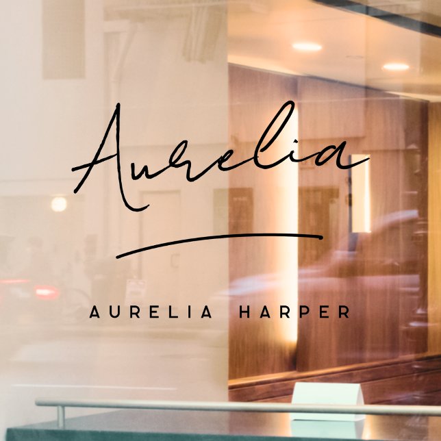 Minimalist Modern Small Business Signature Name (Creator Uploaded)