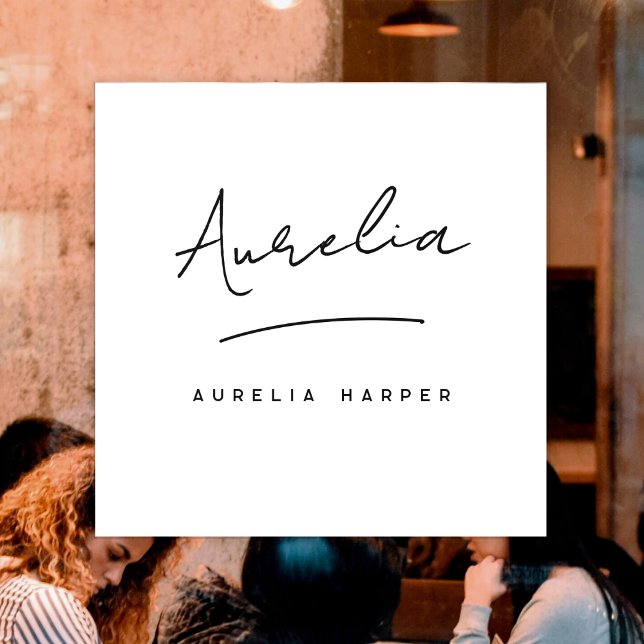 Minimalist Modern Small Business Signature Name (Creator Uploaded)