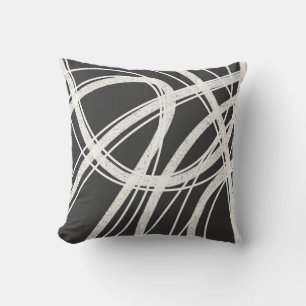 minimalist modern sophisticated abstract designer  cushion