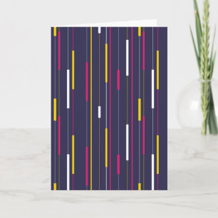 Minimalist Modern Stripes Card