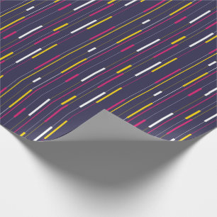 Minimalist Modern Stripes Wrapping Paper