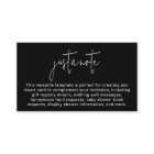 Minimalist Modern Stylish Simple Just A Note