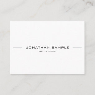 Minimalist Modern Stylish Simple Professional Chic Business Card