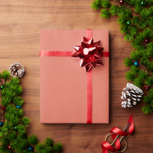 Minimalist Modern Terracotta Wrapping Paper