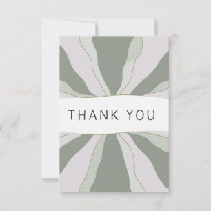 Minimalist Modern Thank You Card