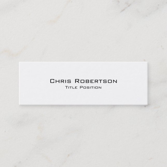 Minimalist Modern Trend Charming Business Card (Front)
