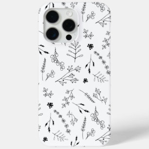 Minimalist Modern Trendy Botanical Simple iPhone 15 Pro Max Case