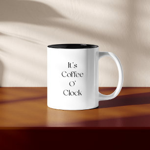 Minimalist Modern Two-Tone Coffee Mug