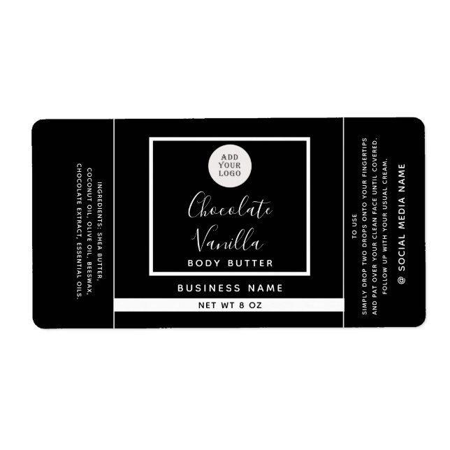 Minimalist modern typography black logo product  (Front)