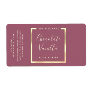 Minimalist modern typography  gold frame square st