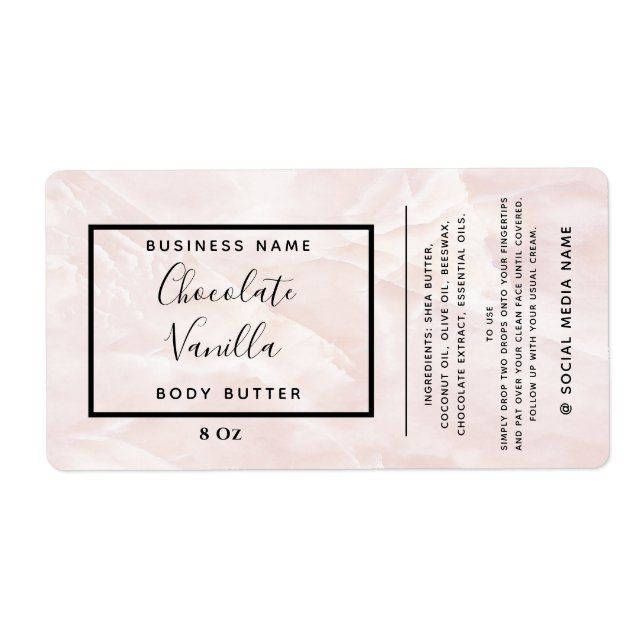 Minimalist modern typography  marble (Front)