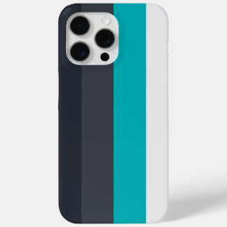 Minimalist Modern Vertical Colour Stripe Design iPhone 15 Pro Max Case