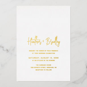 Minimalist Modern Wedding