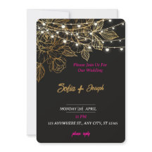 Minimalist Modern Wedding Invitation