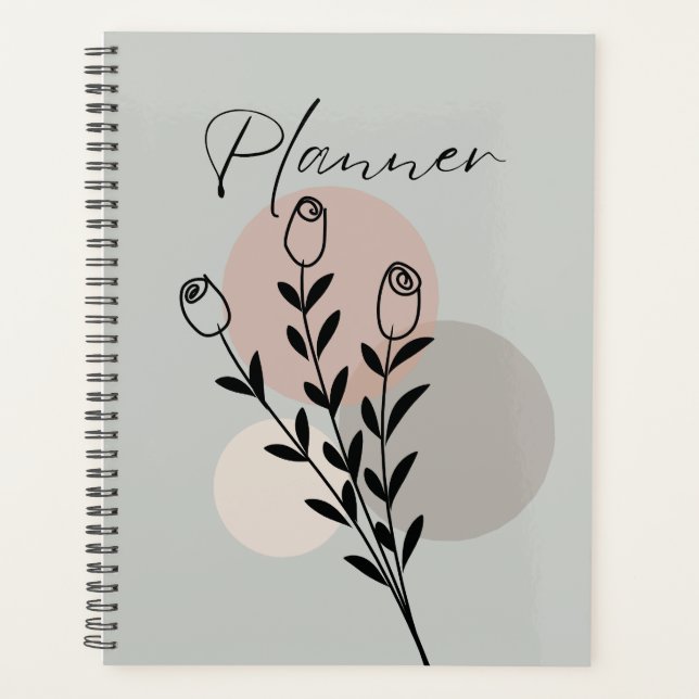 Minimalist Modern, Wedding Planner 36 (Front)