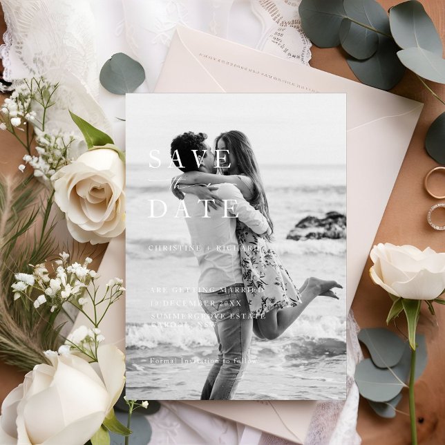 Minimalist Modern Wedding Save the Date  (Creator Uploaded)