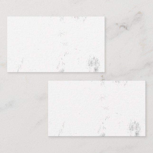 Minimalist Monochrome Grunge Texture Card (Front/Back)