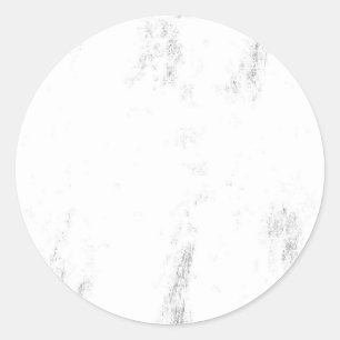 Minimalist Monochrome Grunge Texture Classic Round Sticker