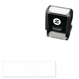 Minimalist Monochrome Grunge Texture Self-inking Stamp