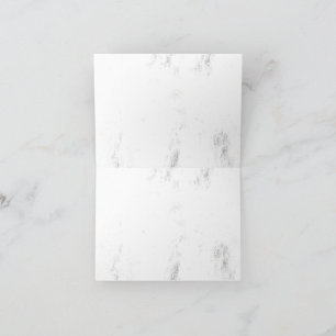 Minimalist Monochrome Grunge Texture Thank You Card