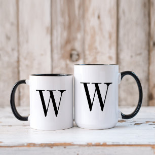 Minimalist Monogram Mug