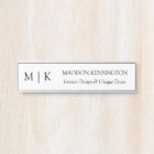 Minimalist Monogram or Add Logo Business