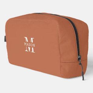 Minimalist Monogram Personalised Dopp Kit