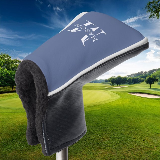 Minimalist Monogram Personalised Golf Head Cover (Creator Uploaded)