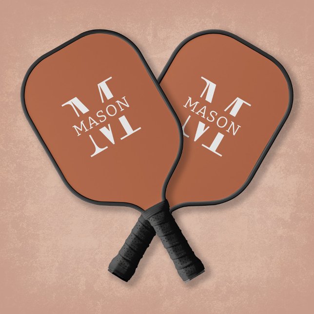 Minimalist Monogram Personalised Pickleball Paddle (Creator Uploaded)