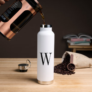 Minimalist Monogram Water Bottle