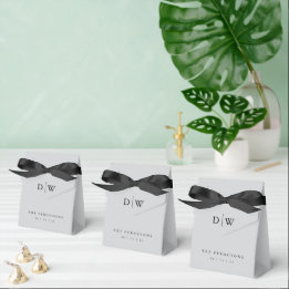 Minimalist Monogram Wedding  Favour Box