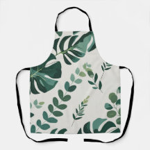 Minimalist Monstera and Greenery Pattern - Modern 