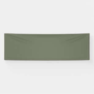 Minimalist Moss Green Custom Banner