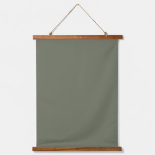 Minimalist Moss Green Wall Tapestry – Customisable