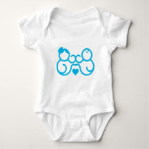 Minimalist Mother and Baby Heart Line Art Gift