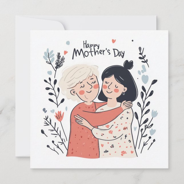 Minimalist Mother’s Day Card (Front)