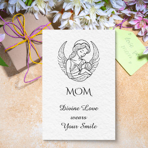Minimalist Mother`s Day Quote  Card