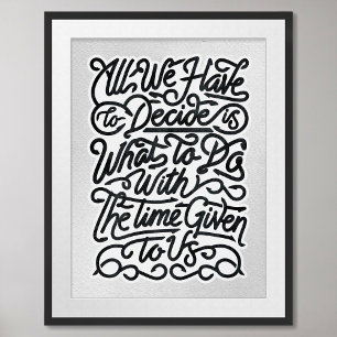 Minimalist Motivational Poster with Quote