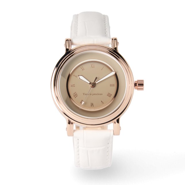 Minimalist Motivational Wrist Watch (Front)