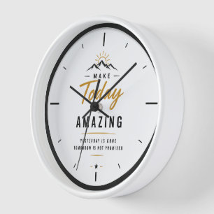 Minimalist Motivational Wrist Watch Clock