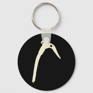 Minimalist Mountain And Ice Climbing With Ice Axe Key Ring