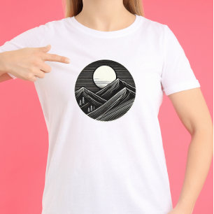 minimalist mountain landscape T-Shirt