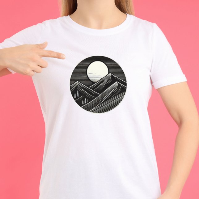 minimalist mountain landscape T-Shirt (Creator Uploaded)