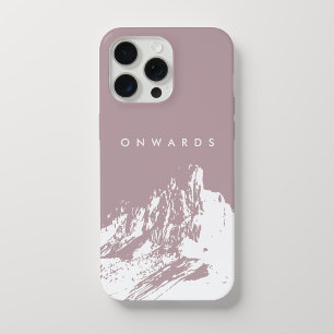 Minimalist Mountain Pale Pink Phone Case